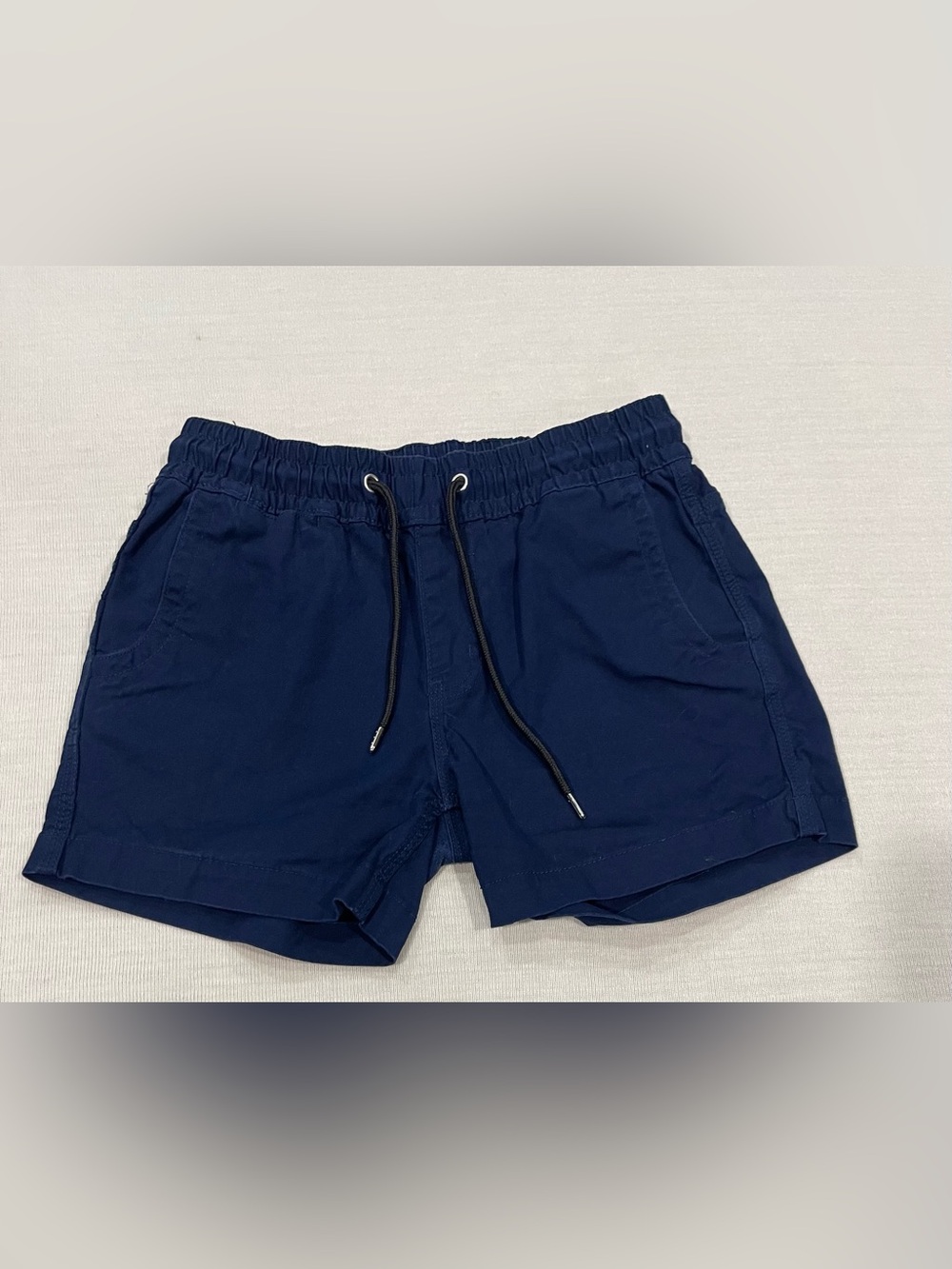 BAD Workwear Saviour Men's Elastic Waist Short Shorts (Navy, Size 32/82)